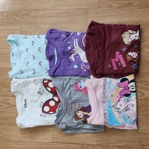 Various brands size 6-6x girls shirts